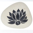 Engraved Rock Carved Lotus Leaf