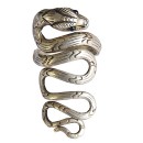 Silver Adjustable Kundalini Snake Ring