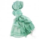 Scarf With Silver Weave