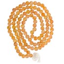 Carnelian Prayer Mala - 108 Beads 36"
