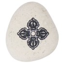 Engraved Rock Double Dorje