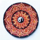 Red/Orange Lotus With Yin Yang Patch