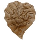 Ganesh On Leaf 