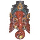 Hand Carved Wooden Ganesh Mask