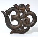 Carved Wood Om Approx. 15"