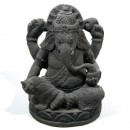 Ganesh Black Stone Statue